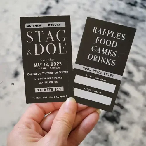 Stag and Doe tickets