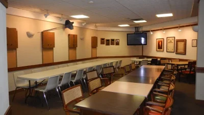 Our Bar Lounge area with multiple tables setup for an event